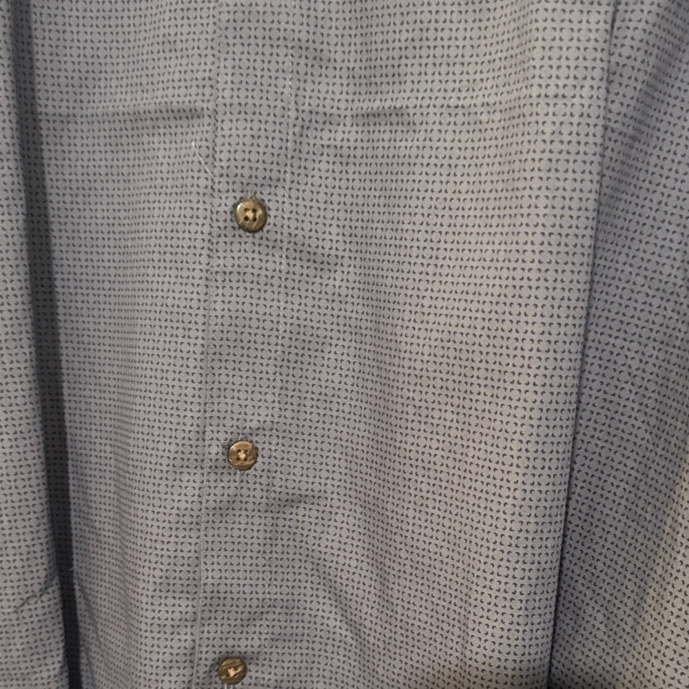 Elegant Navy Button-Down Shirt for Men - Picture 2 of 2